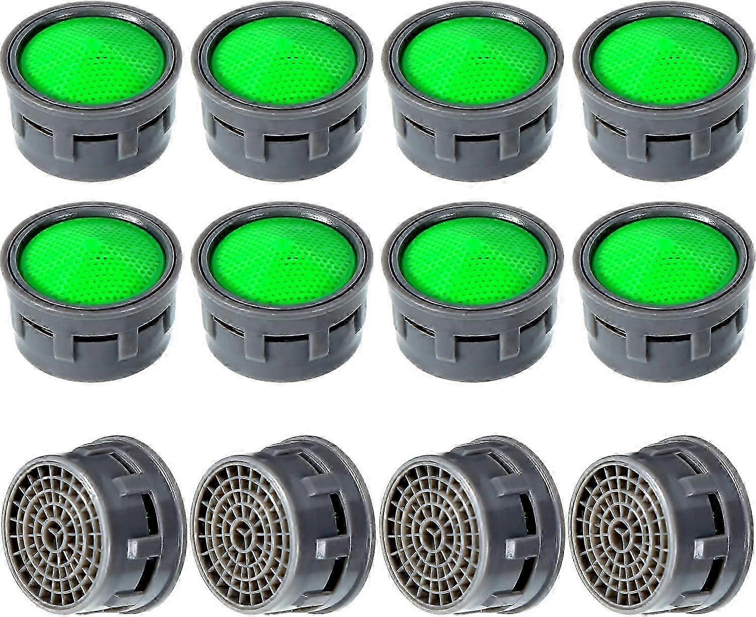 Faucet Aerators, 12 Pieces Flow Restrictor Insert Replacement Parts for Bathroom Kitchen