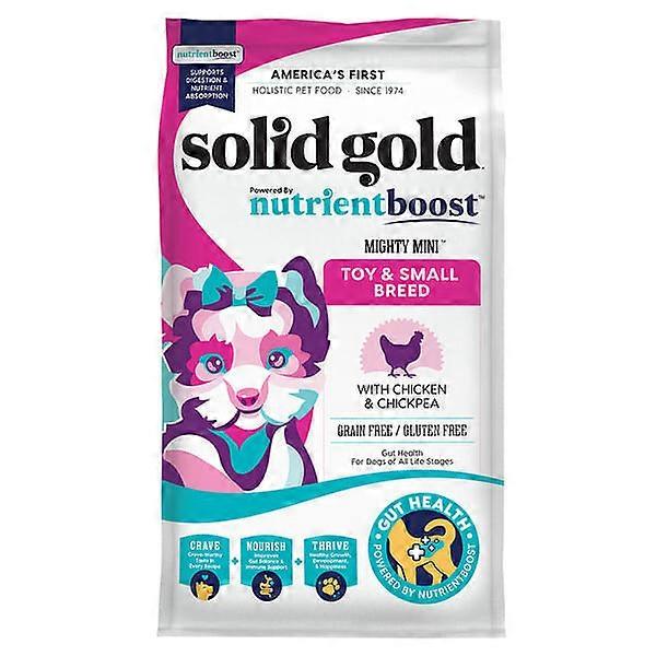 Solid Gold, Mighty MiniÃÂÃÂ¢ÃÂÃÂÃÂÃÂ¢, For Toy & Small Breed Dogs, Chicken, Chickpea & Pumpkin Recipe, 3.75 lbs (1.7 kg)