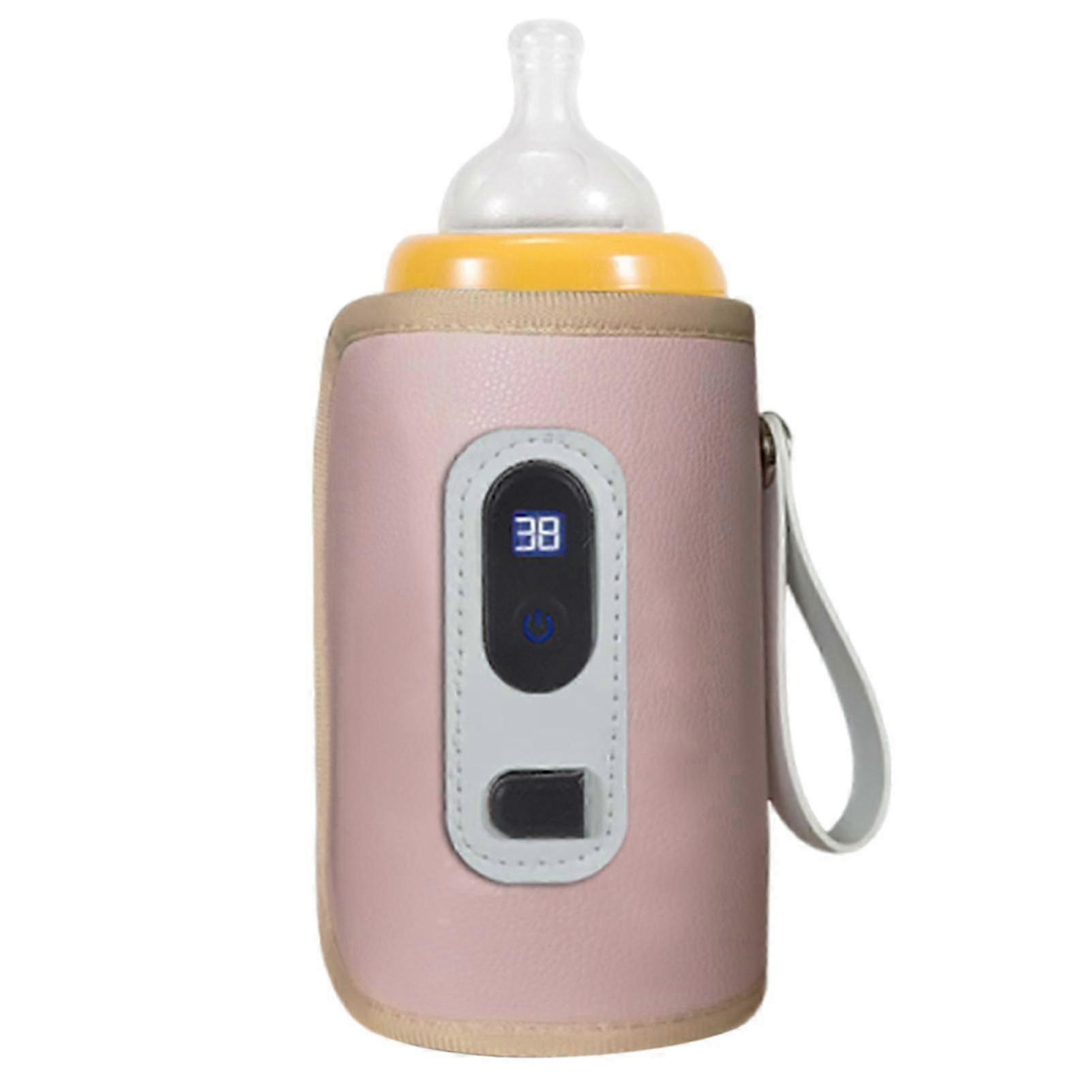 2025 Portable Bottle Warmer, Baby Bottle Warmer for All Bottles, Adjustable Bottle Warmer with LED Display