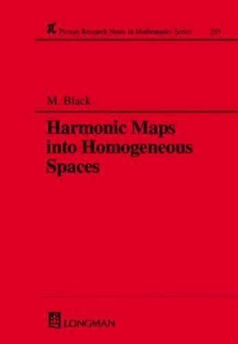 Harmonic Maps Into Homogeneous Spaces