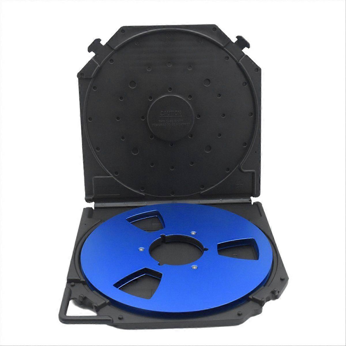 10 Inch Empty Tape Reel with Storage Box,Ant Scratch Full Protection Open Reel Recording Tape Box C