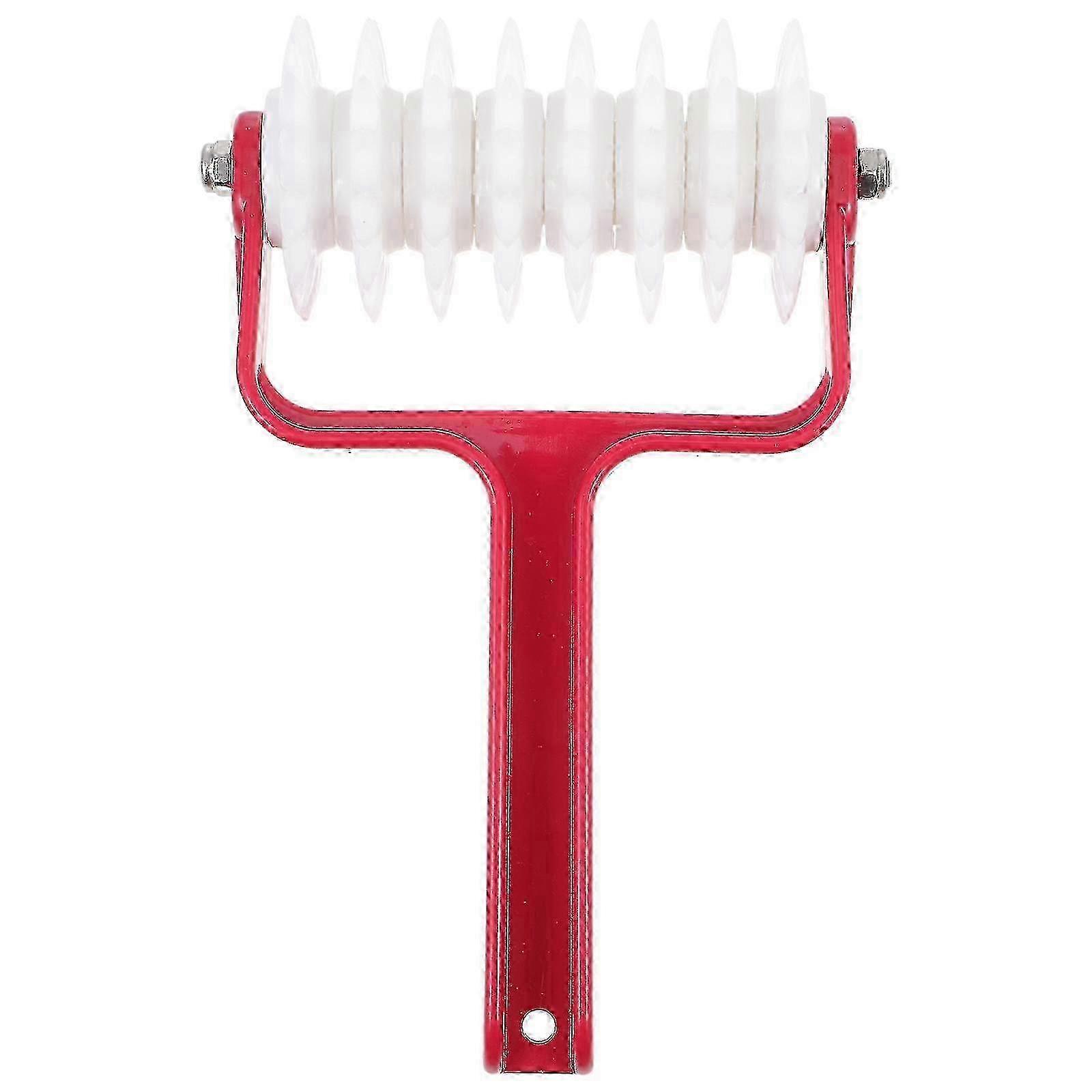 Dough Roller Pizza Pie Roller Metal Dough Docker Pastry Docker Kitchen Baking Tool