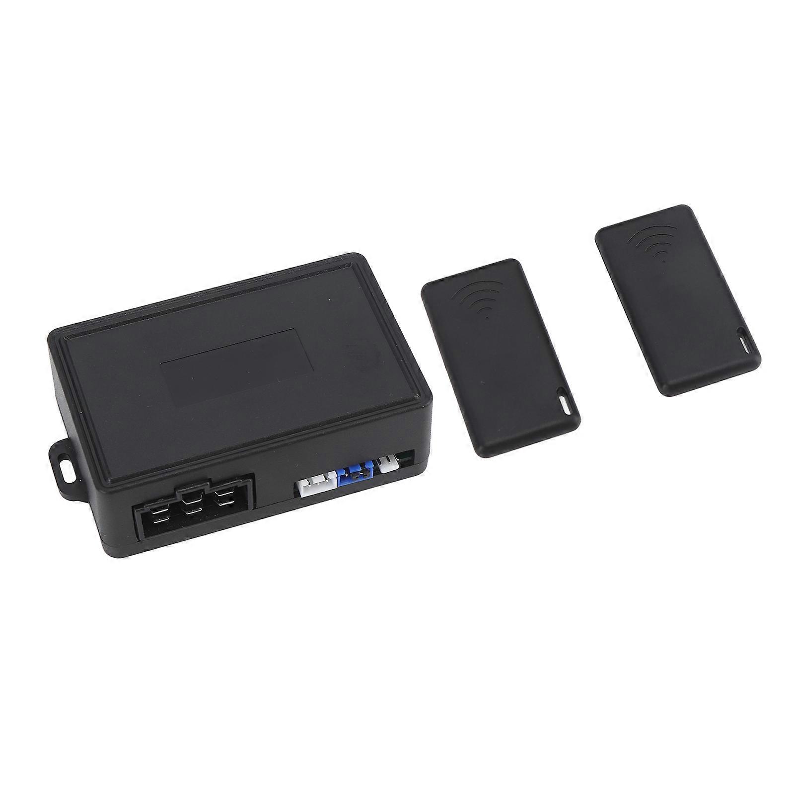 DC 12V 2.4G Automatic Start Stop Keyless Entry System Engine Remote Control Security System Anti Theft Low Voltage Alarm