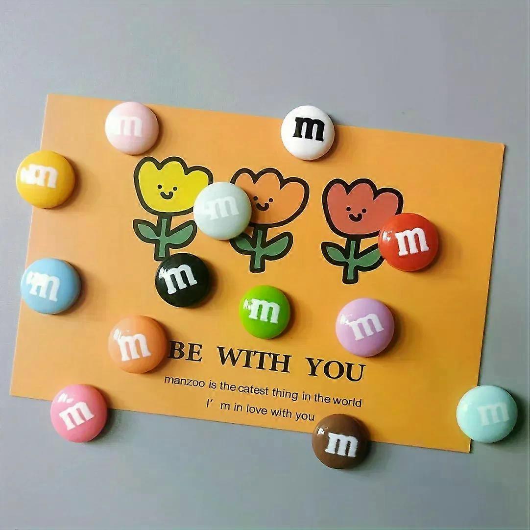 Creative personality M bean refrigerator early education message fixed magnet