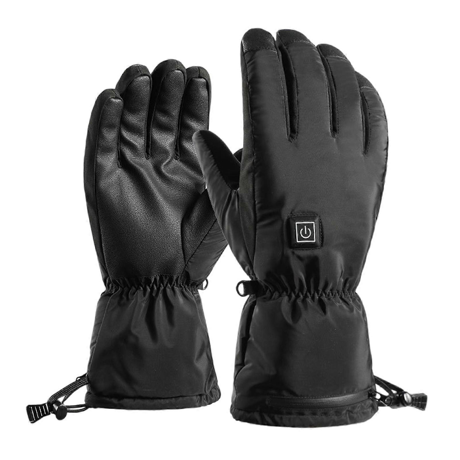 Thermal Touchable Gloves Waterproof Cold Weather Protections Heating Function For Skiing Climbing Activity Multicolor