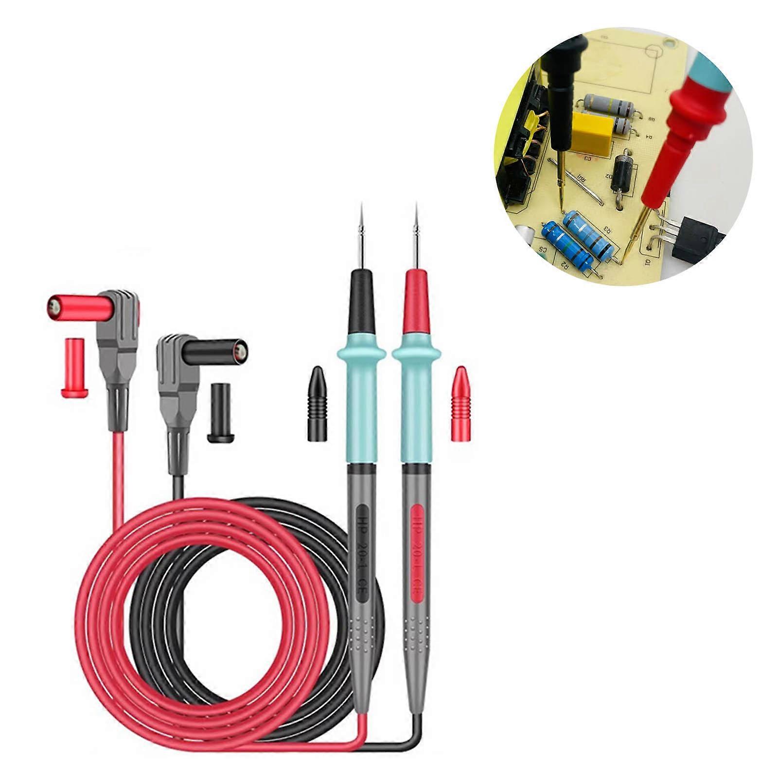 Permanent Elastomer Insulated Test Probes Against Slip Handle Plan Untarnished Accuracy Advice For Multimeter Automotive And Electronics Repairs