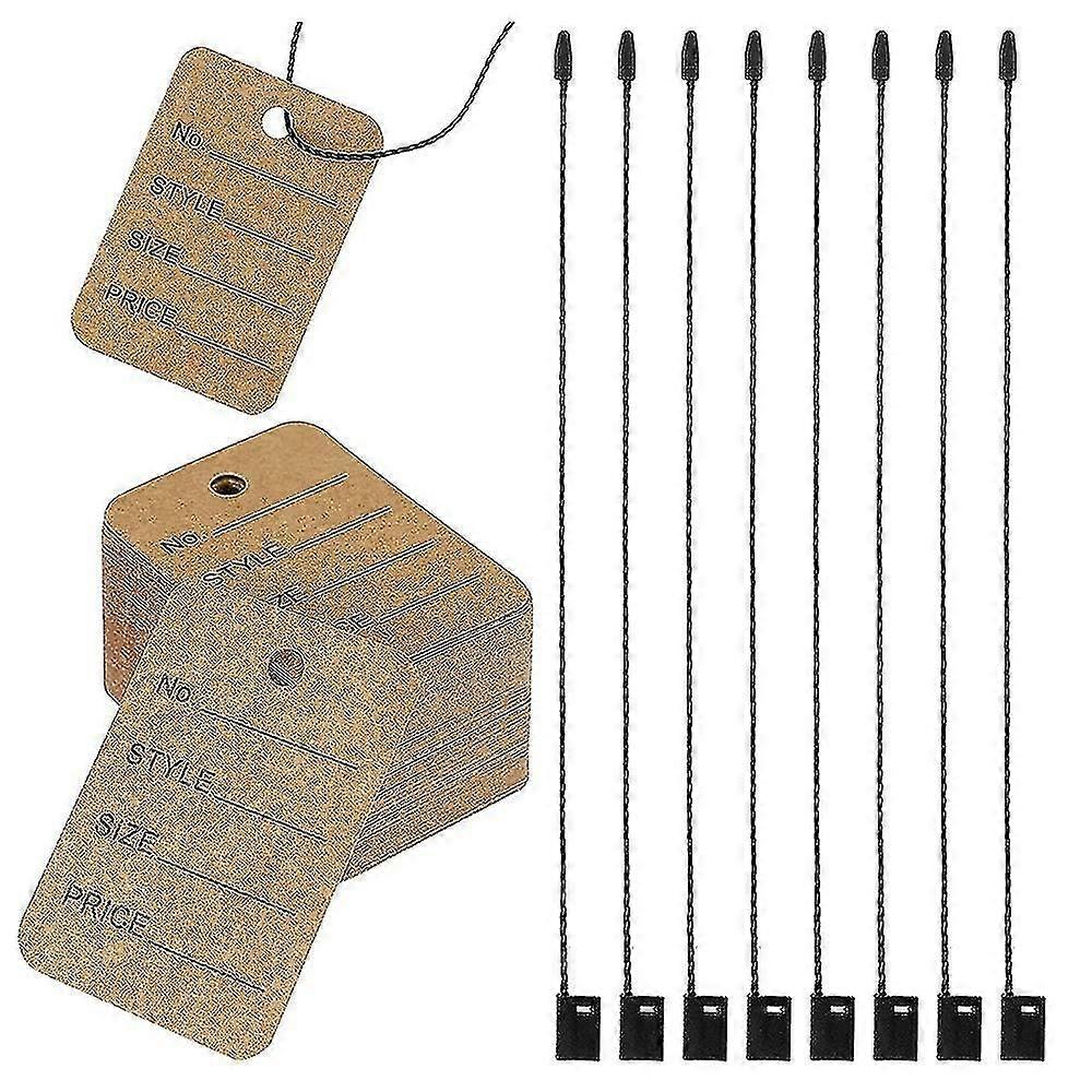 1000 Pieces Price Tags And Hang Tag String, For Clothing Marking