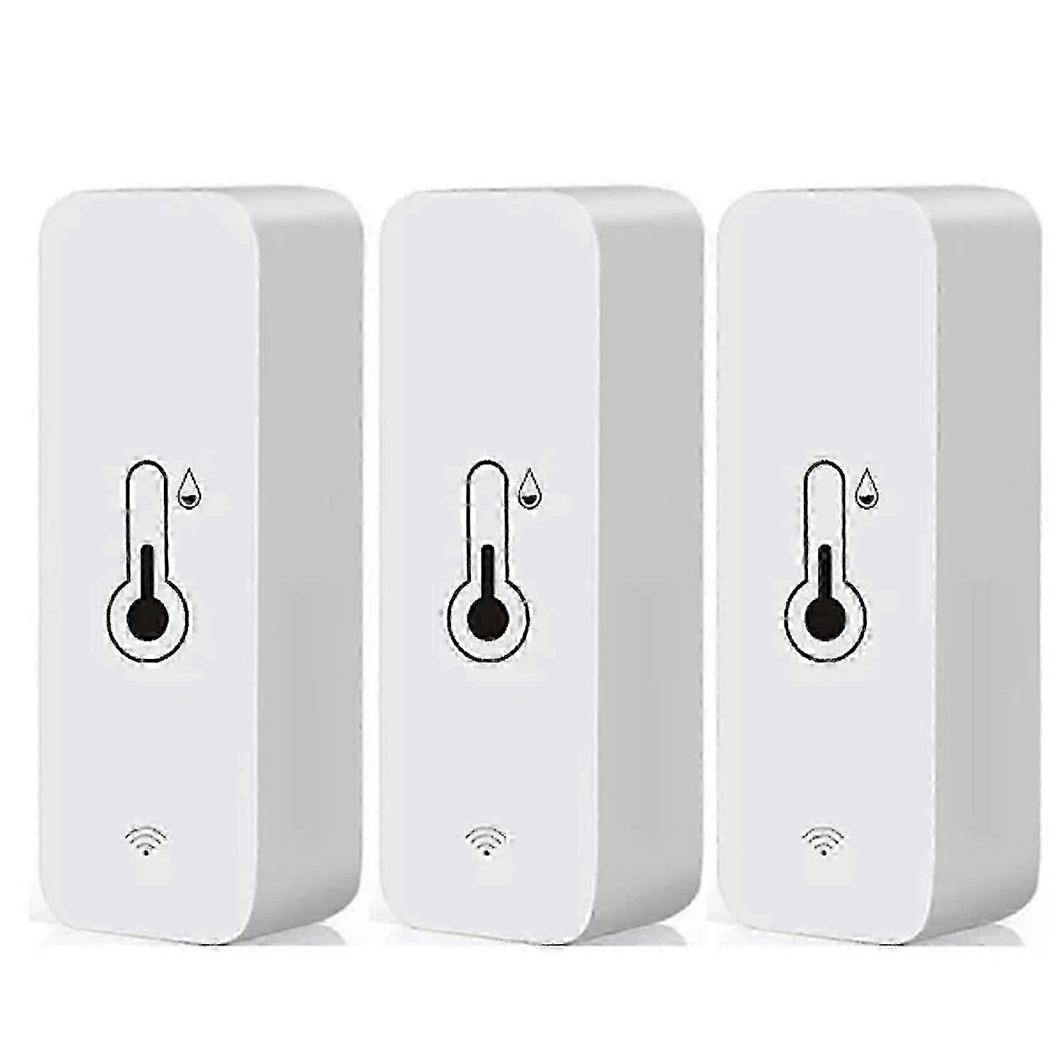 Tuya App WiFi Temperature Humidity Sensor,3pcs