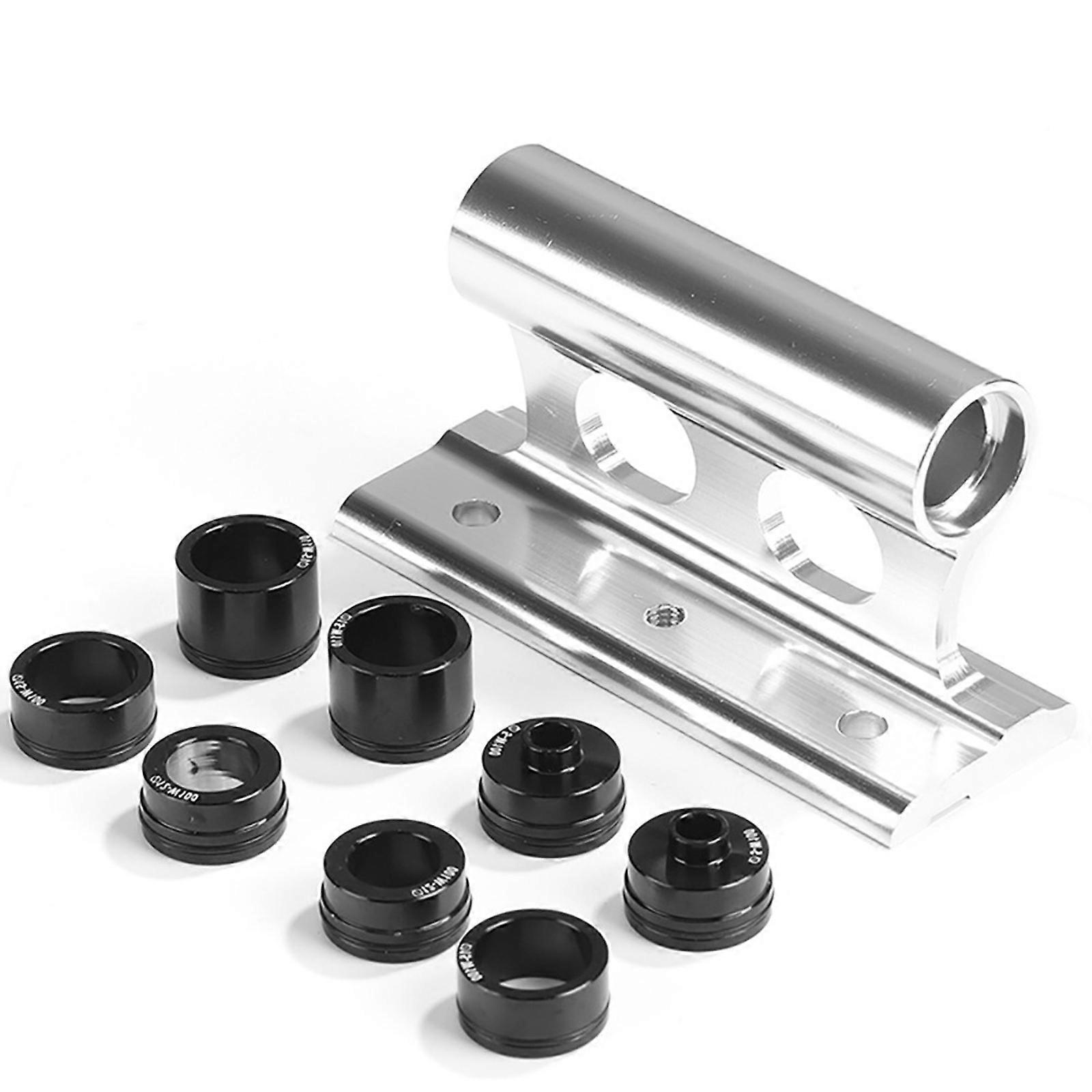 Quickly Release Axles Carriers Front Fork Block Car Roof Rack Carriers for Various Bike Models  silver