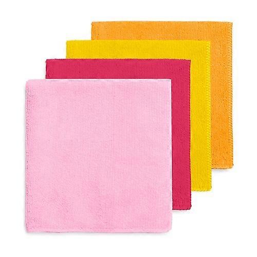 Happy rainbow recycled microfiber cloth 4 units