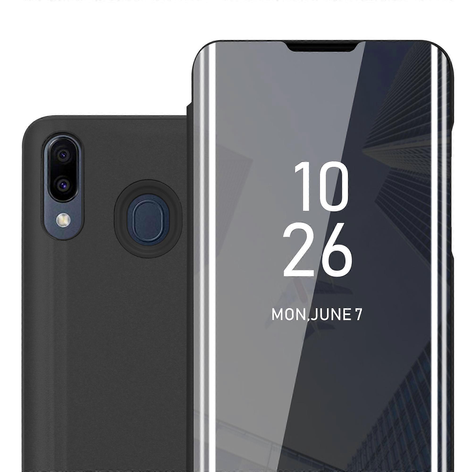 Samsung Galaxy M20 Protective Case - Smartview Design with Mirror