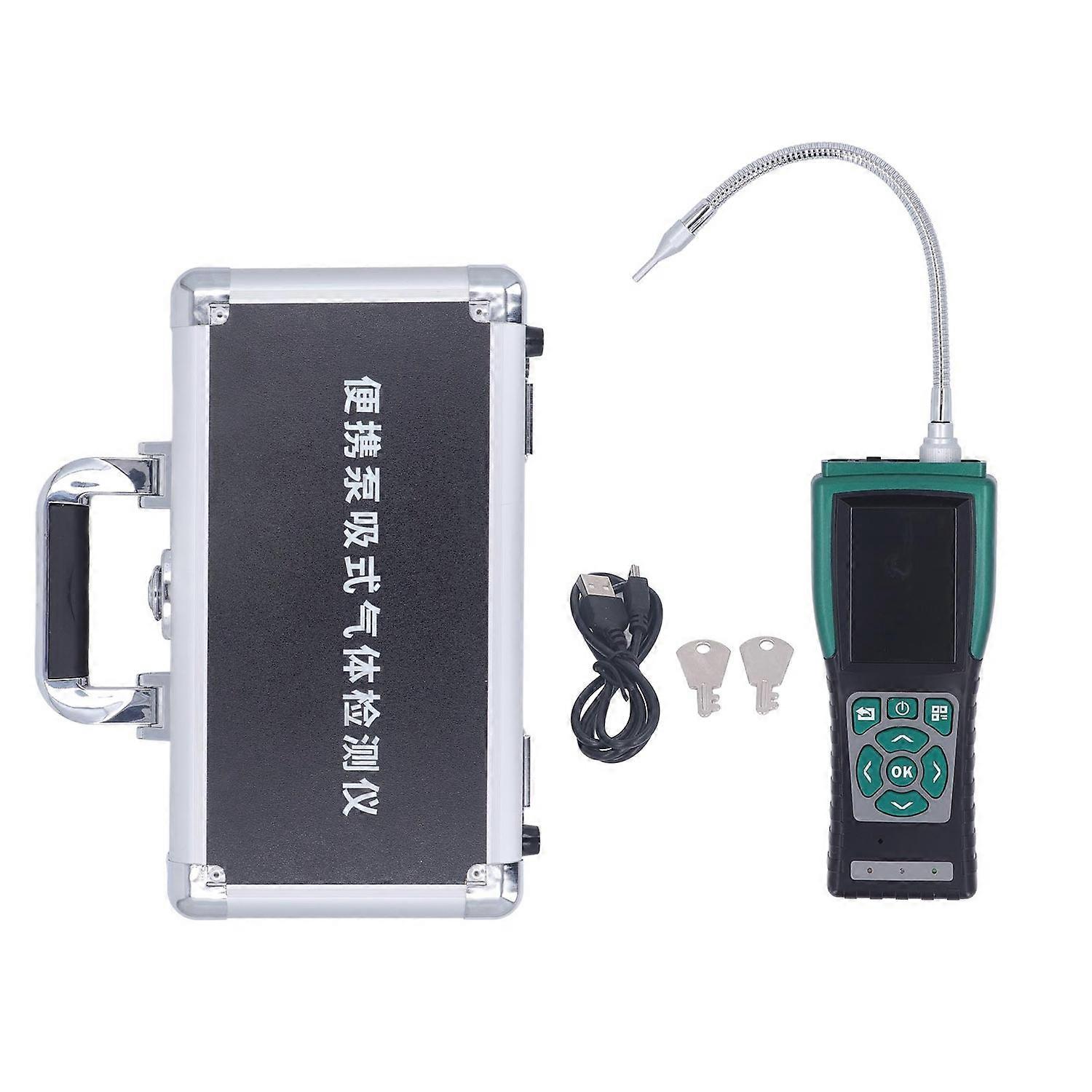 Nitrogen Dioxide Detector NO2 Gas Meter 0‑50ppm 3.5in TFT Color Screen Handheld Portable Equipment
