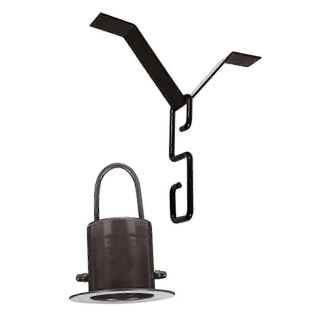 Rain Chain Accessories Set for Installation, Includes Iron Mounting Hooks, Rainwater Drainer, and Catcher Compatible with Various Styles