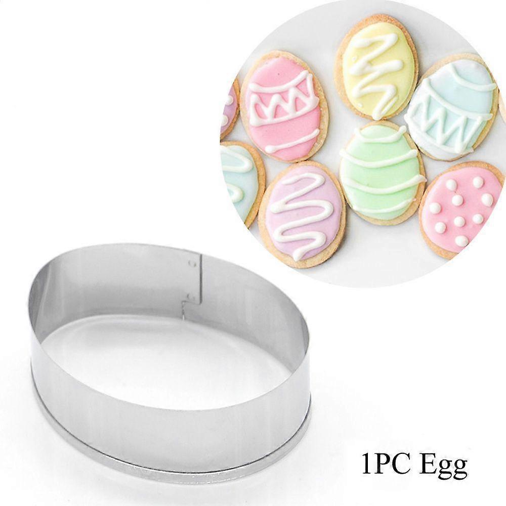 1/3PCS Egg Sugarcraft Baking Pastry Tool Easter Rabbit Easter Cookies Cutter Cake Mold Biscuit Mould