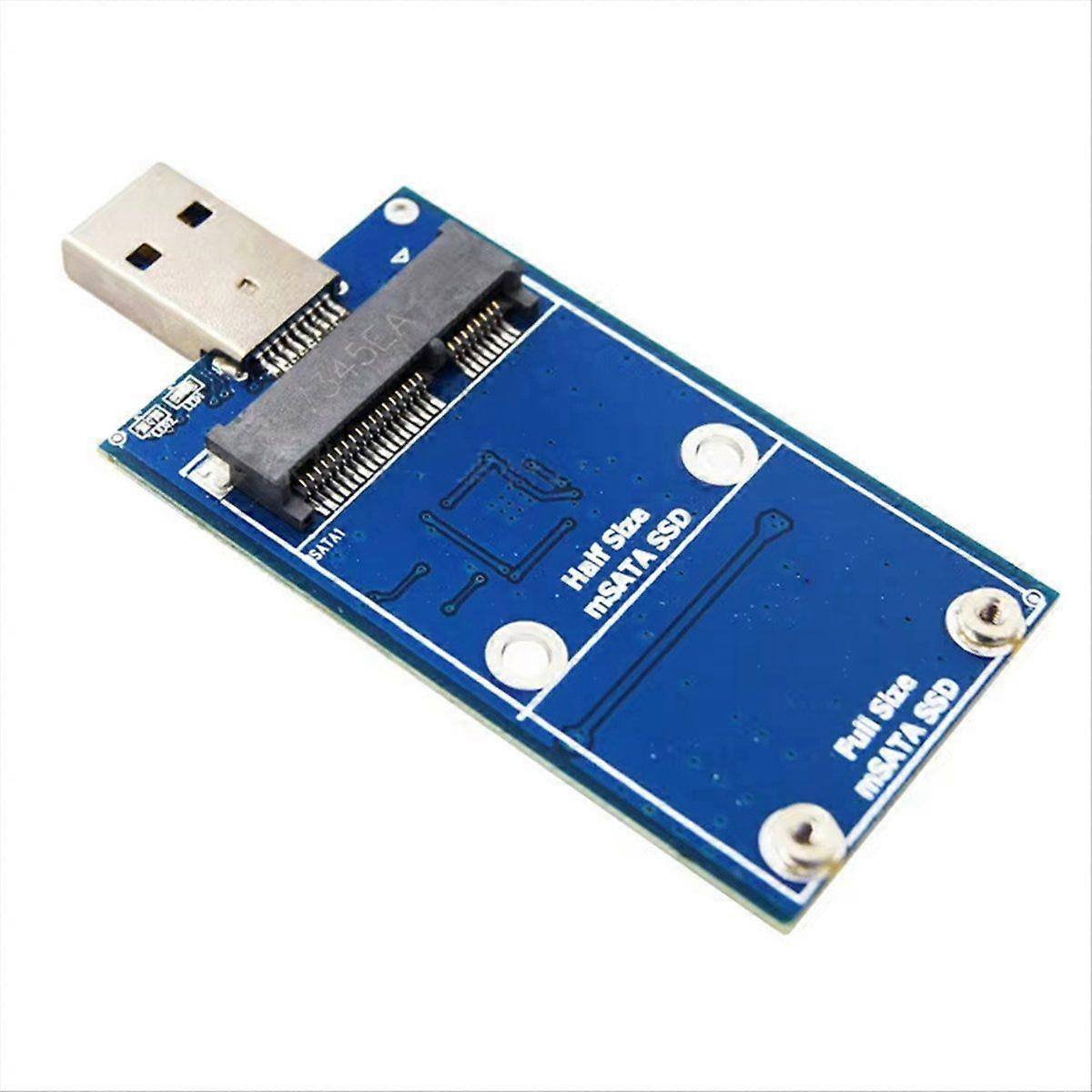 Mini PCI-E MSATA to USB 3.0 External SSD Converter Data Transmission Adapter Module Expansion Card