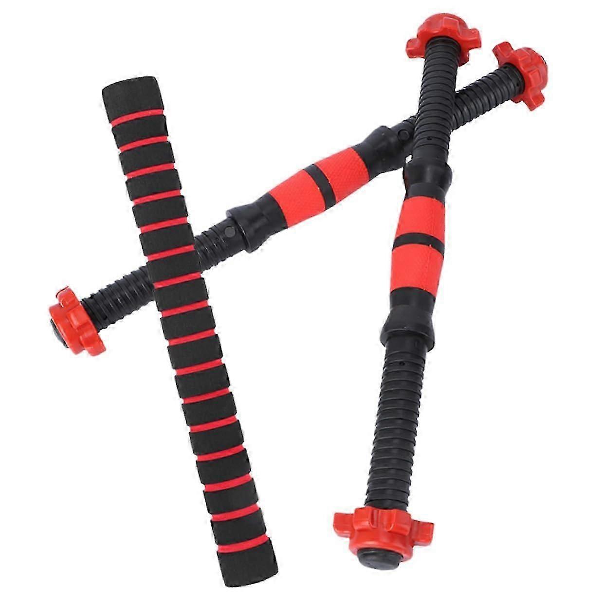 Dumbbell Connecting Bar Dumbbell to Barbell Training Accessories PVC Red