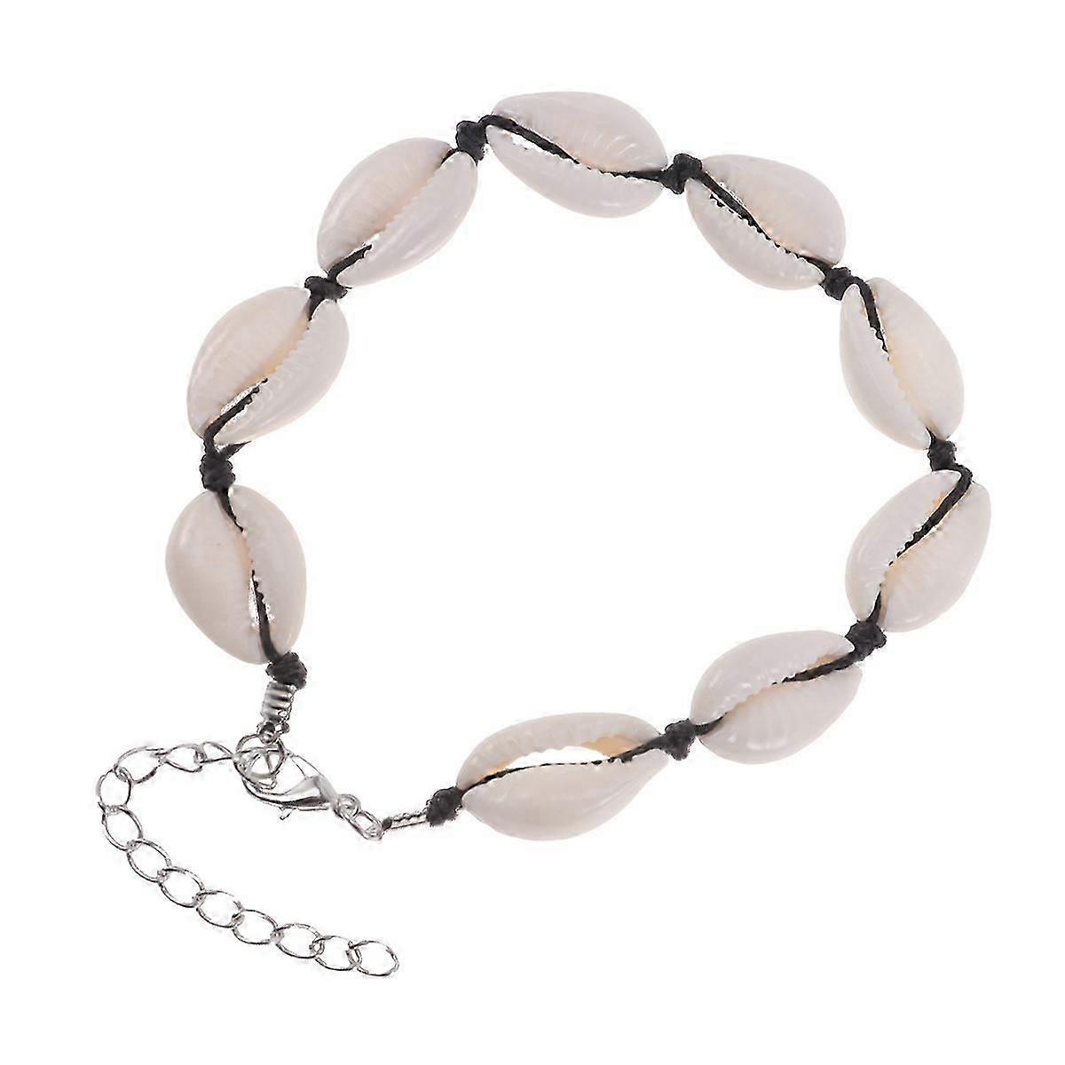 Mermaid Bracelet Simple Design Round Knots Seashell Accessory for Party 1Set