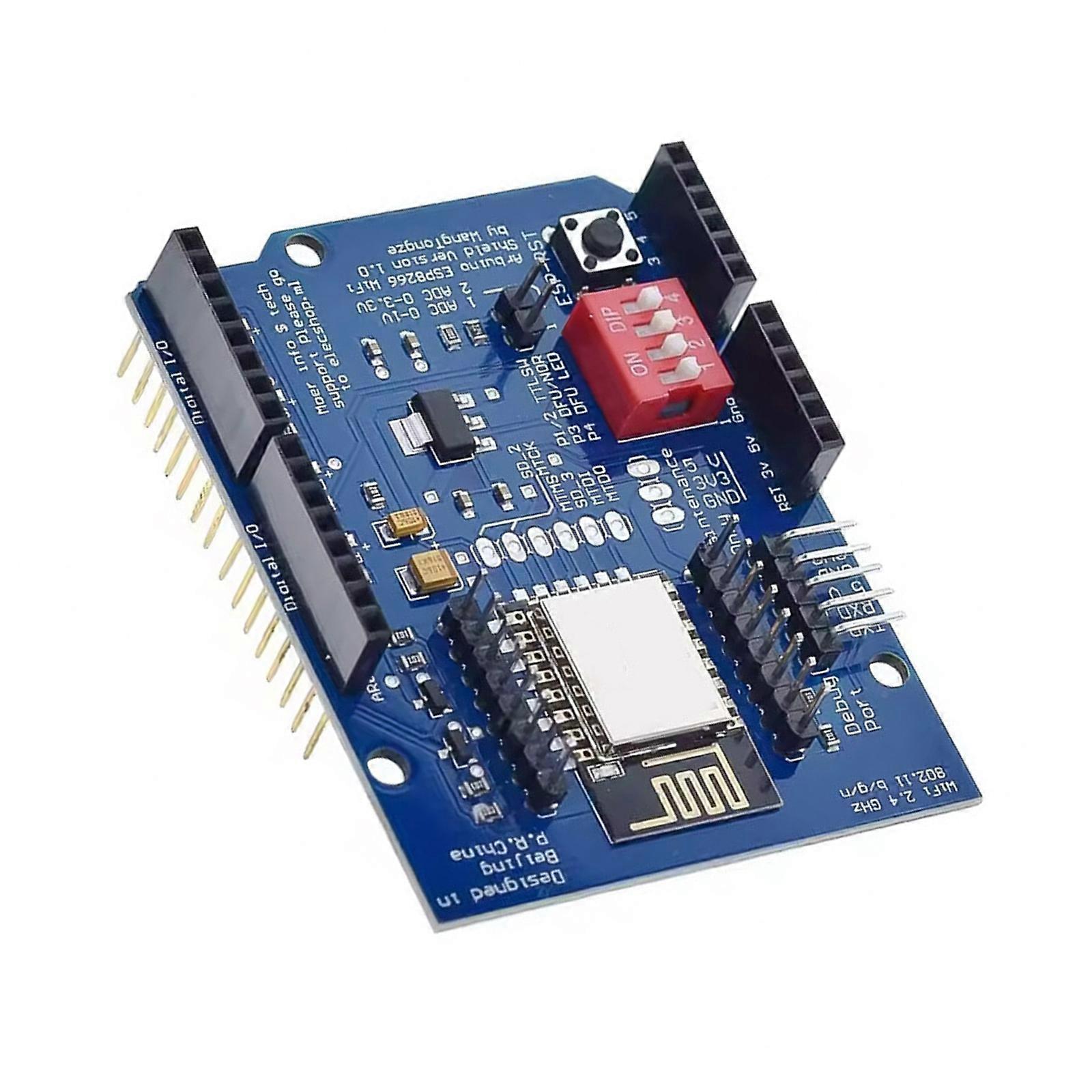 Arduinos Compatible Development Board With Builted In 12E WiFi Module For IoT Projects Multicolor