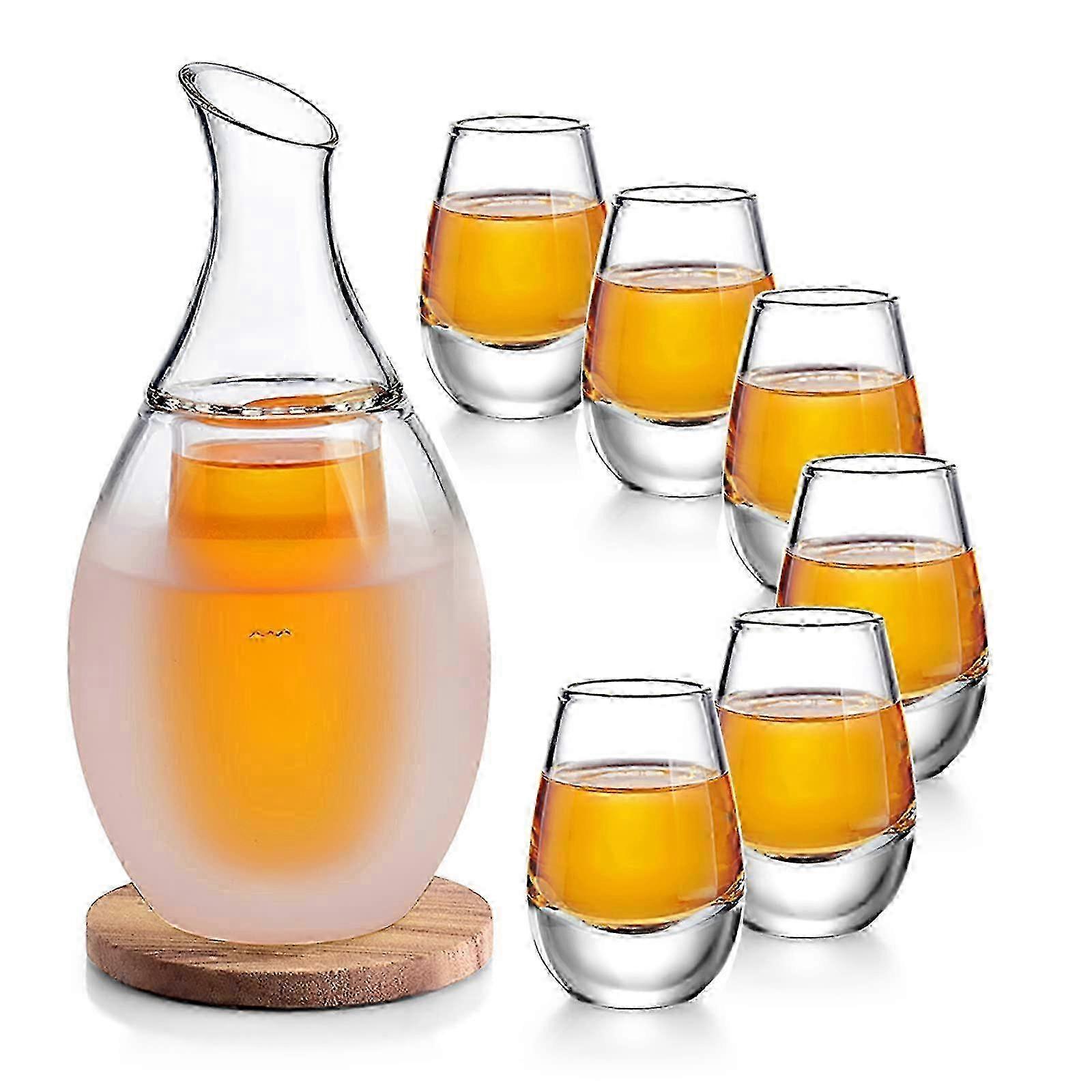 8.5oz sake set with carafe and 6 cups