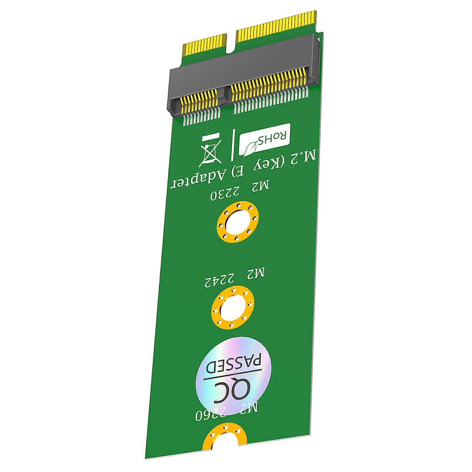 M.2 A+E to NVME M Key Testing Tool Adapter Cable for SSDs 2230 to 2280 on Laptops Multicolor