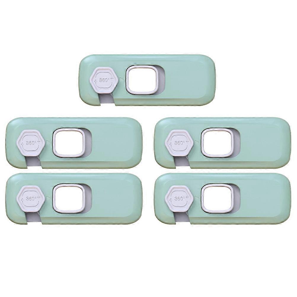 Open The Door Lock 5 Pcs Multi-purpose Security Locks Fridgerator for Refrigerator Child Safety Abs Material Baby