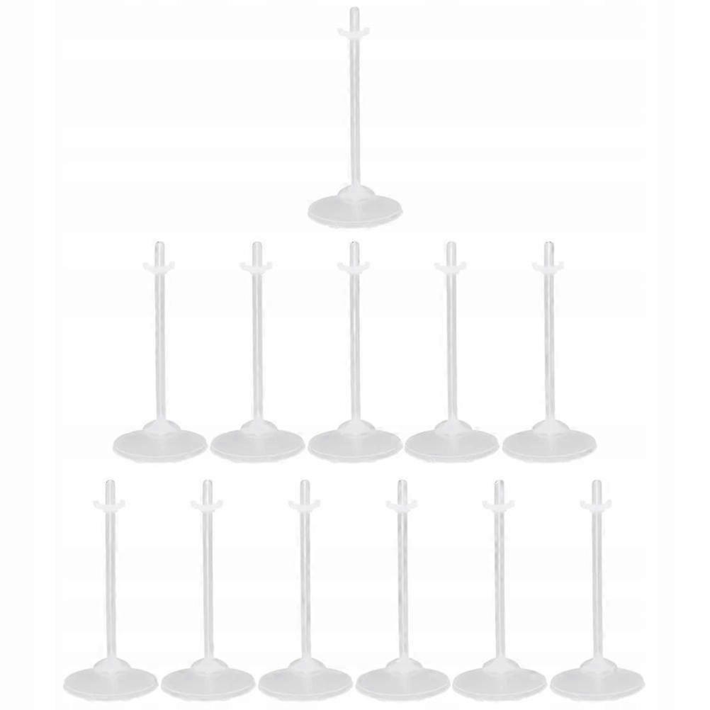 A Stand For Doll Figures That Is Transparent