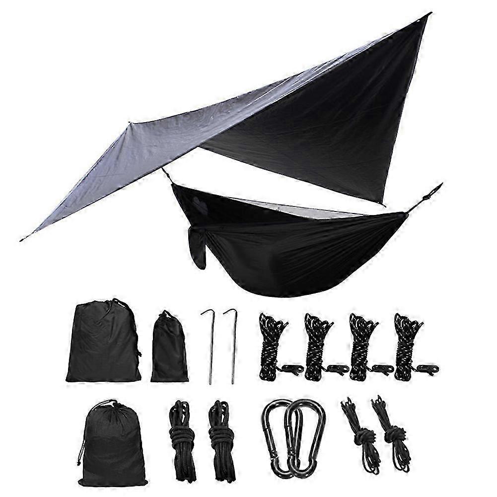 Outdoor Tree Tent Hammock Set with Removable Anti Mosquito Net Mesh for Outdoor Camping Hiking