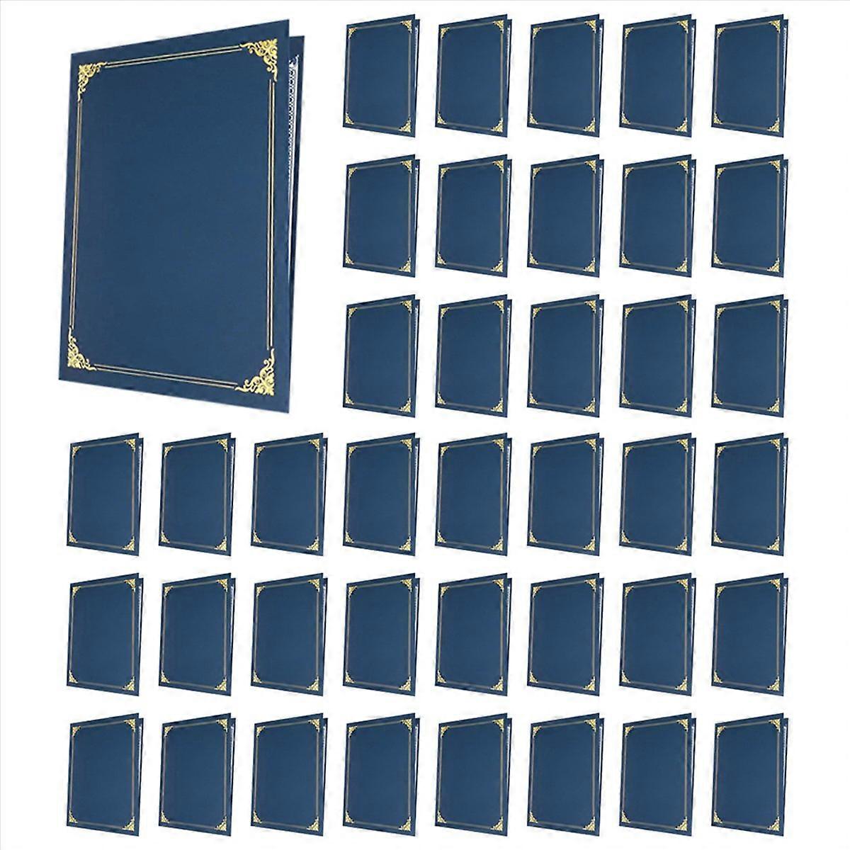 حاملي الشهادات ، حاملي الدبلوم ، أغلفة الشهادات بحدود رقائق ذهبية لحجم الرسالة 8.5x1