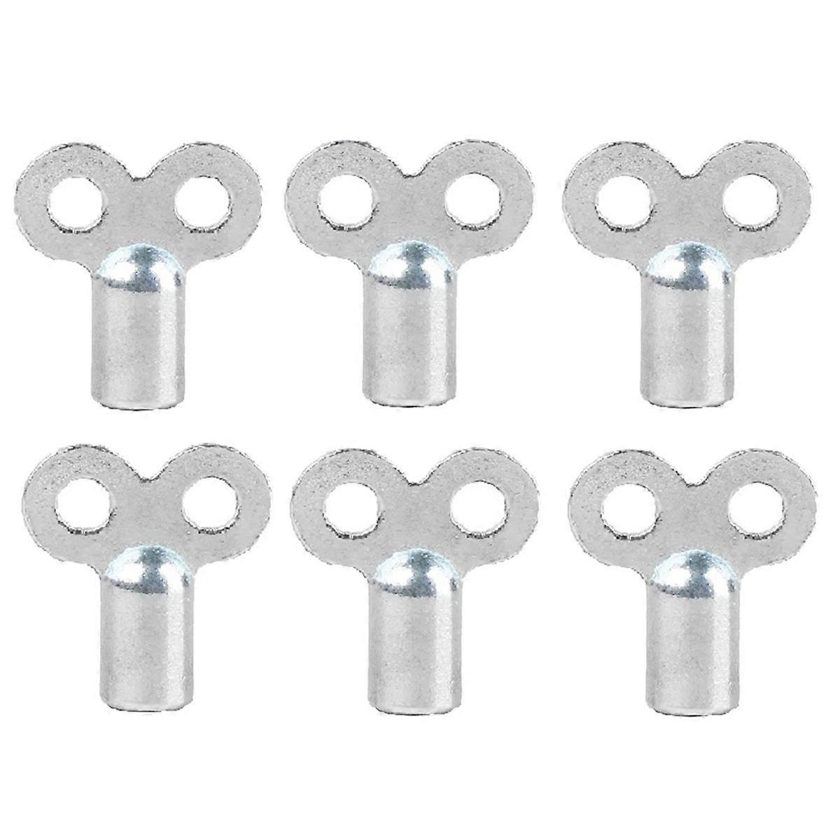 6Pcs Radiator Valve Keys Radiator Bleed Hole Key Plumbing Valve Key for Radiators and Faucet