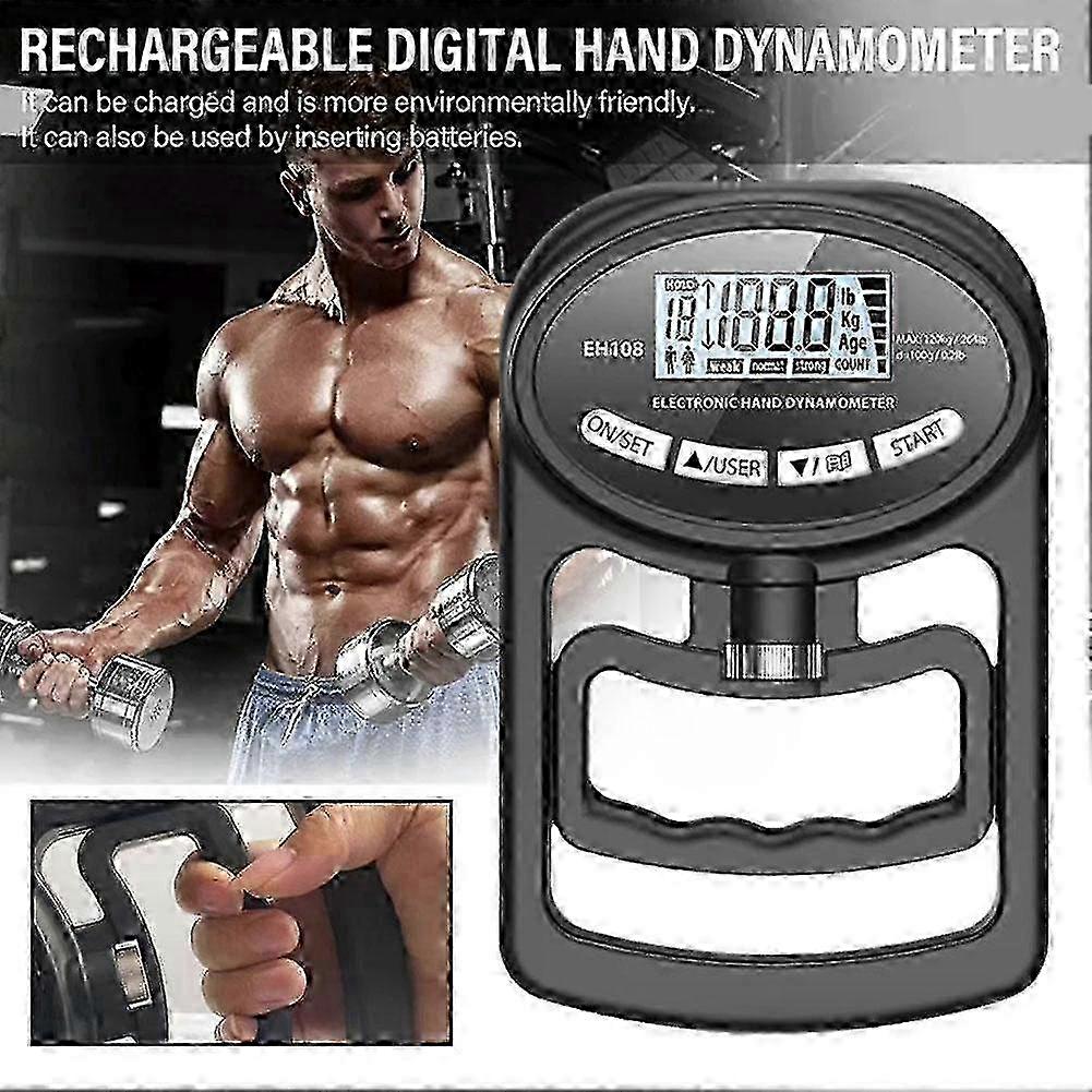 Grip Strength Tester Electronic Grip Tester Digital Dynamometer Meter