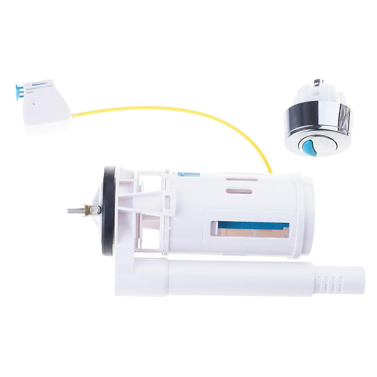 Double Flush Toilet Tanks Valves Line Control Double Row Drain Valves Efficient Water Tanks Accessory for FlushingToilet Multicolor