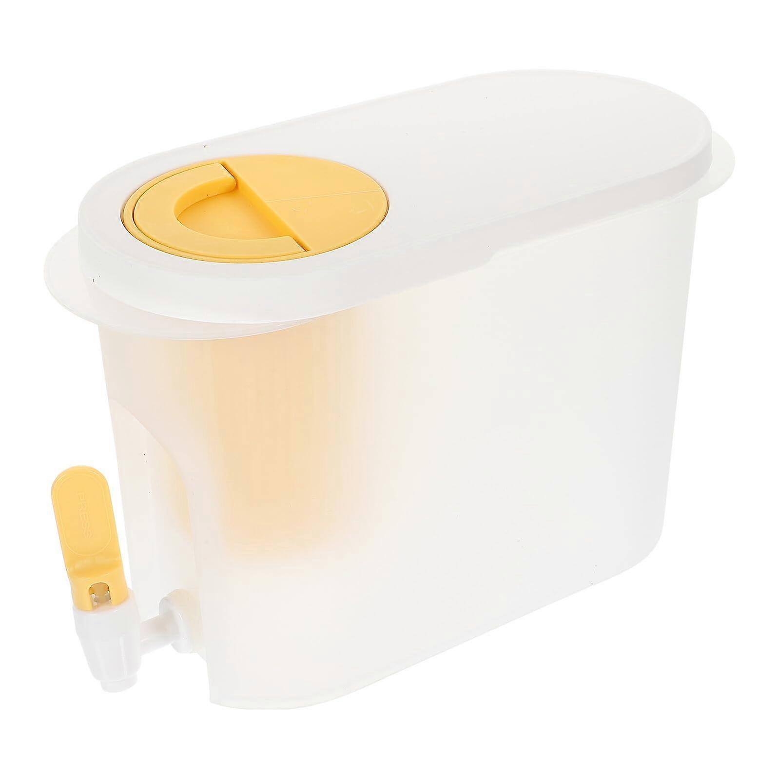 Cold Water Pitcher with Faucet for Refrigerator, Beverage Dispenser for Juice, Wine and Water