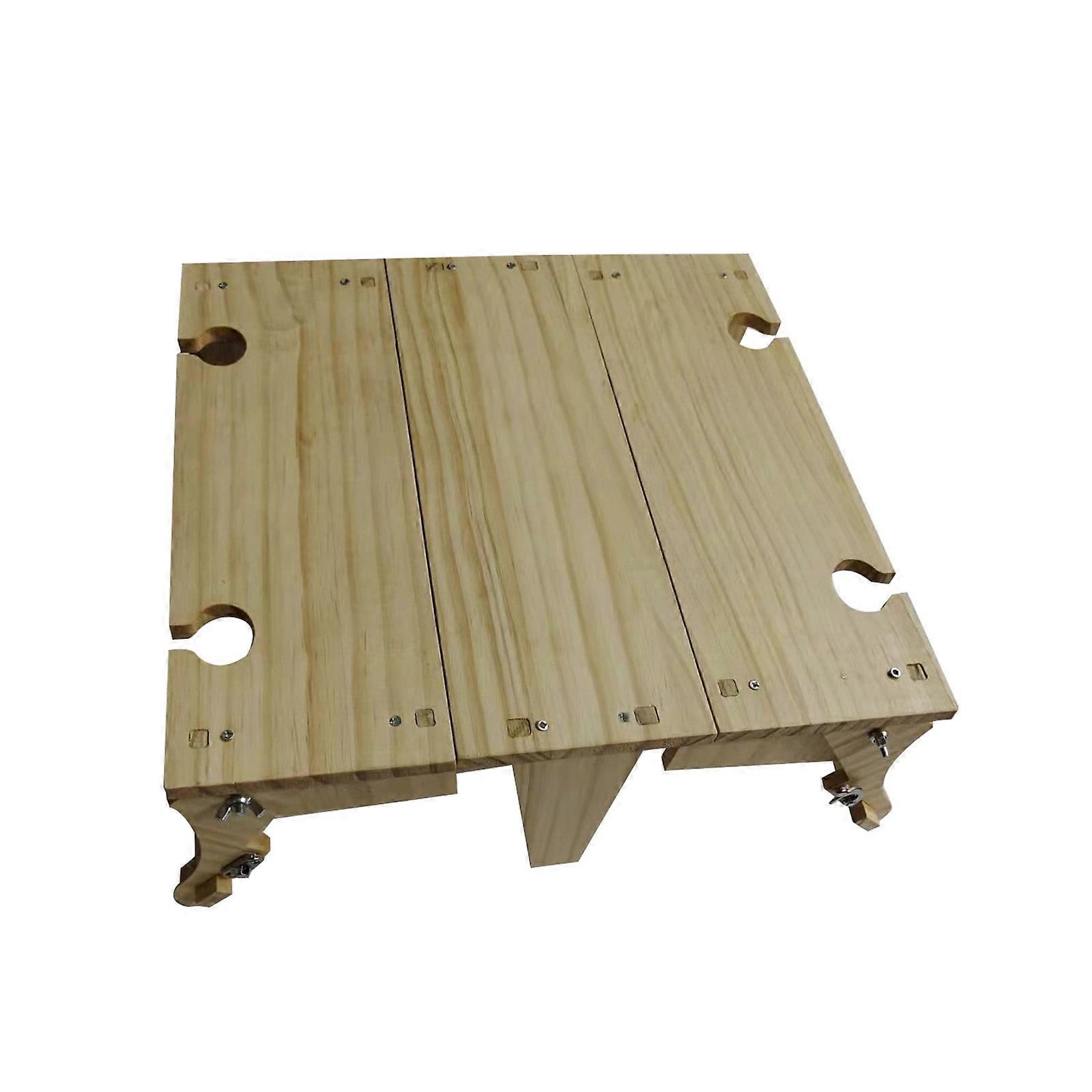 PRETXORVE Folding Picnic Basket Table Two-In-One Folding Dining Basket Transform Storage Basket