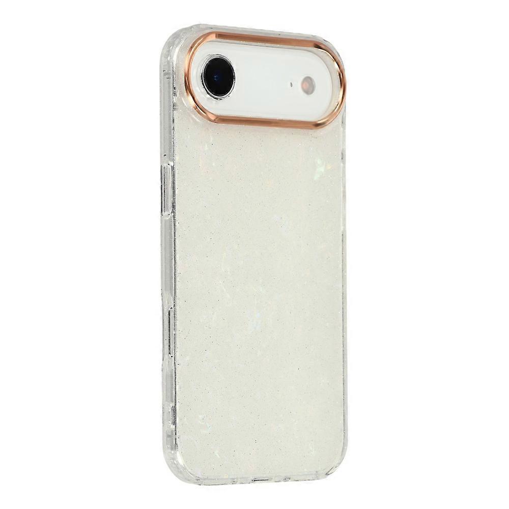Compatible For iPhone Air Case IMD Shell Pattern PC + TPU Phone Cover