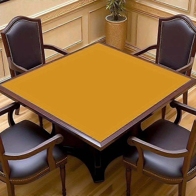 1 Premium-Mahjong-Tischdecke – Dicke, schallabsorbierende und rutschfeste Stoffmatte für Poker- und Mehrzweck-Quadrattische