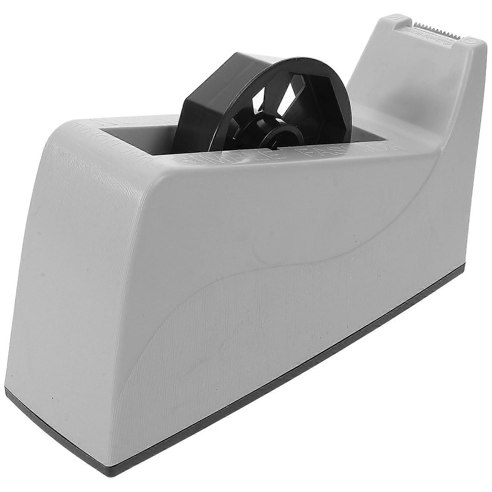 Tape Holder Dispenser For Office Use Rectangular Durable ABS Material 1Pcs