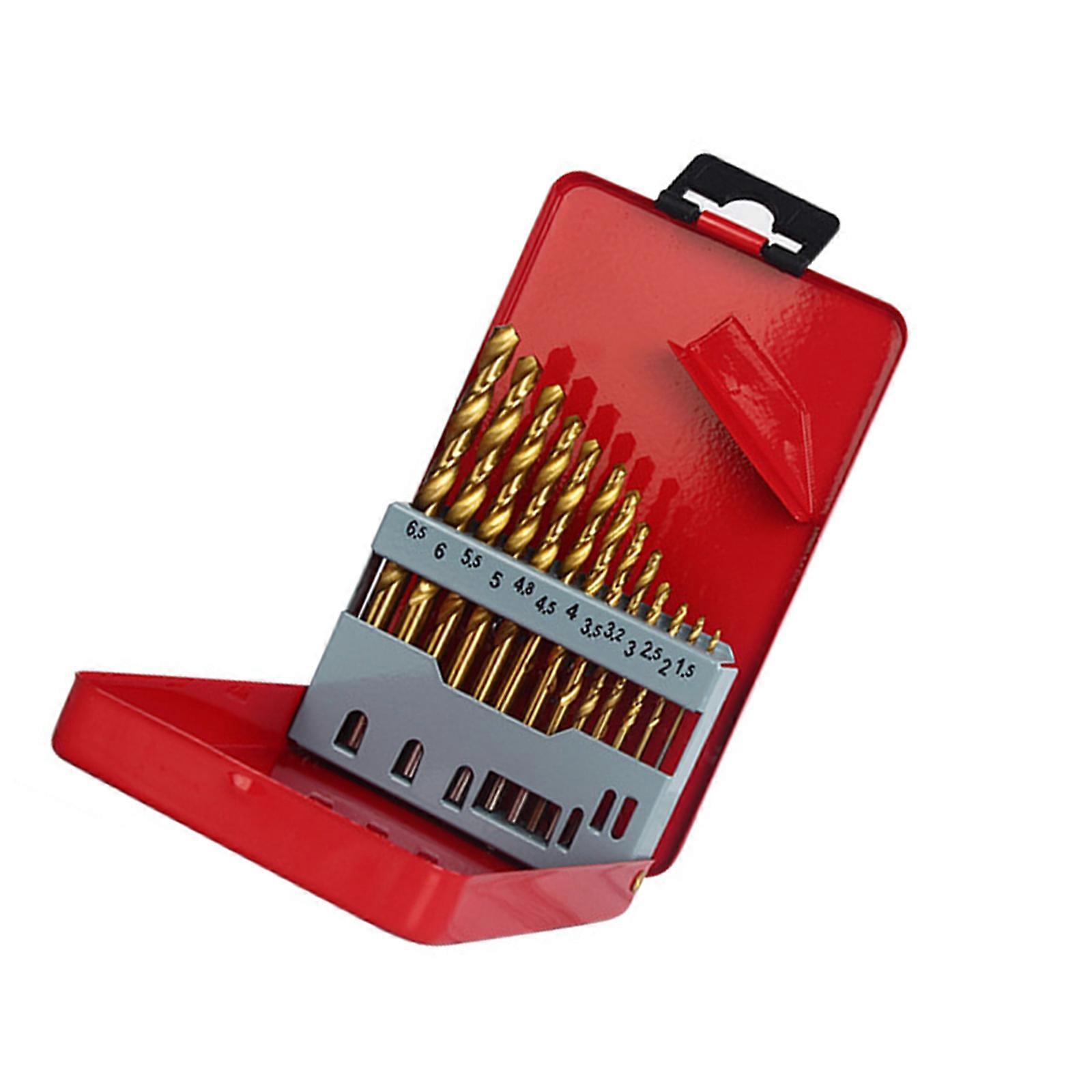 Completely Cobalt Drill Bit Set Twist Drill Bit for Accurate Drilling Tasks in Multiple Materials Accurate And Reliable  Red