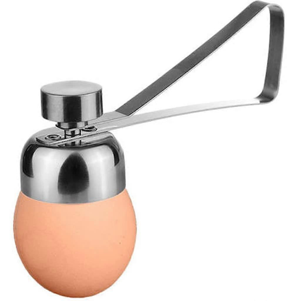Stainless Steel Egg Topper Cutter Remover – Precise Eggshell Opener for Soft or Hard Boiled Eggs