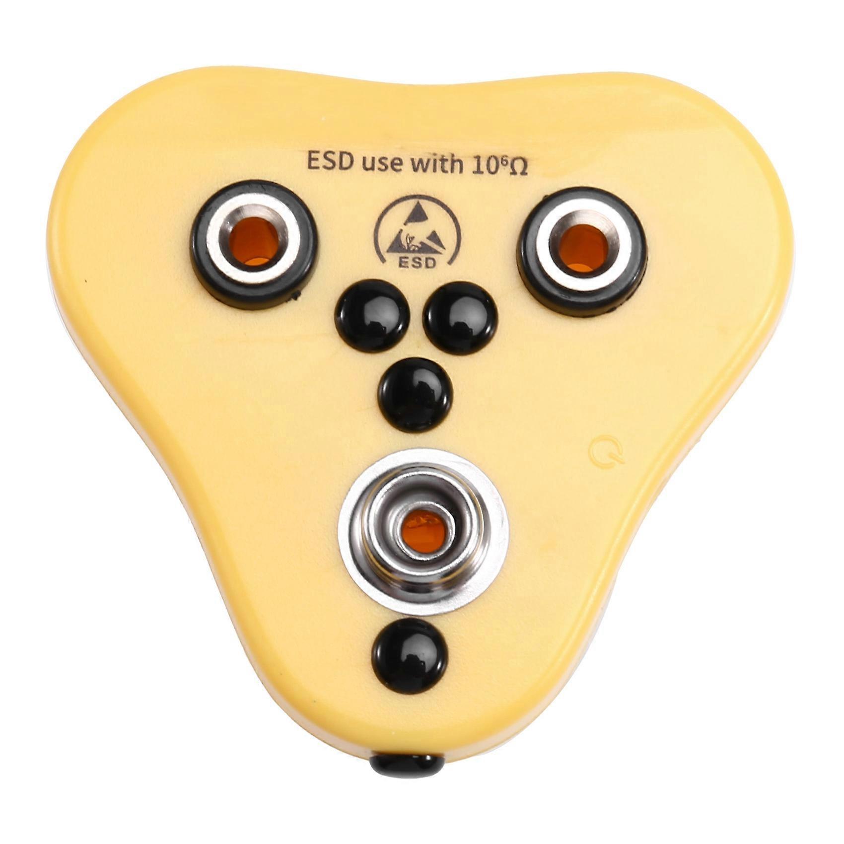 Safety GroundingPlug for ESD Wrist Strap,Anti-Static Mat,Grounding Socket Plug Adapter for WristStrap,Grounding Wire(US)