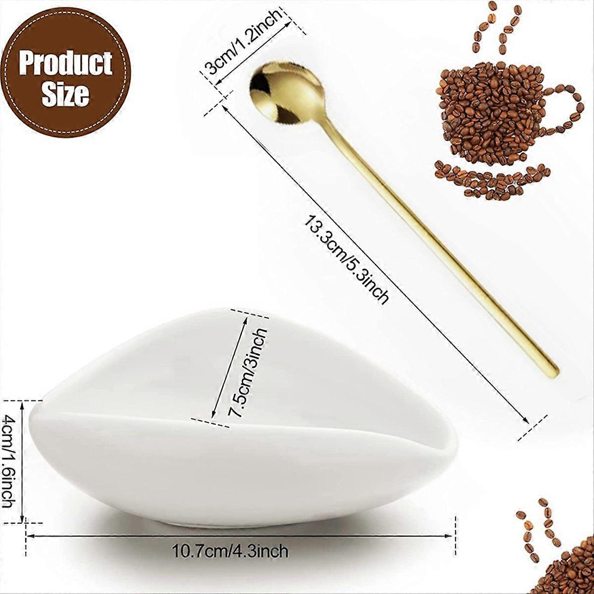 A Coffee Beans Dose Trays Tools Coffee Bean Spoon Shovel Tea Trays