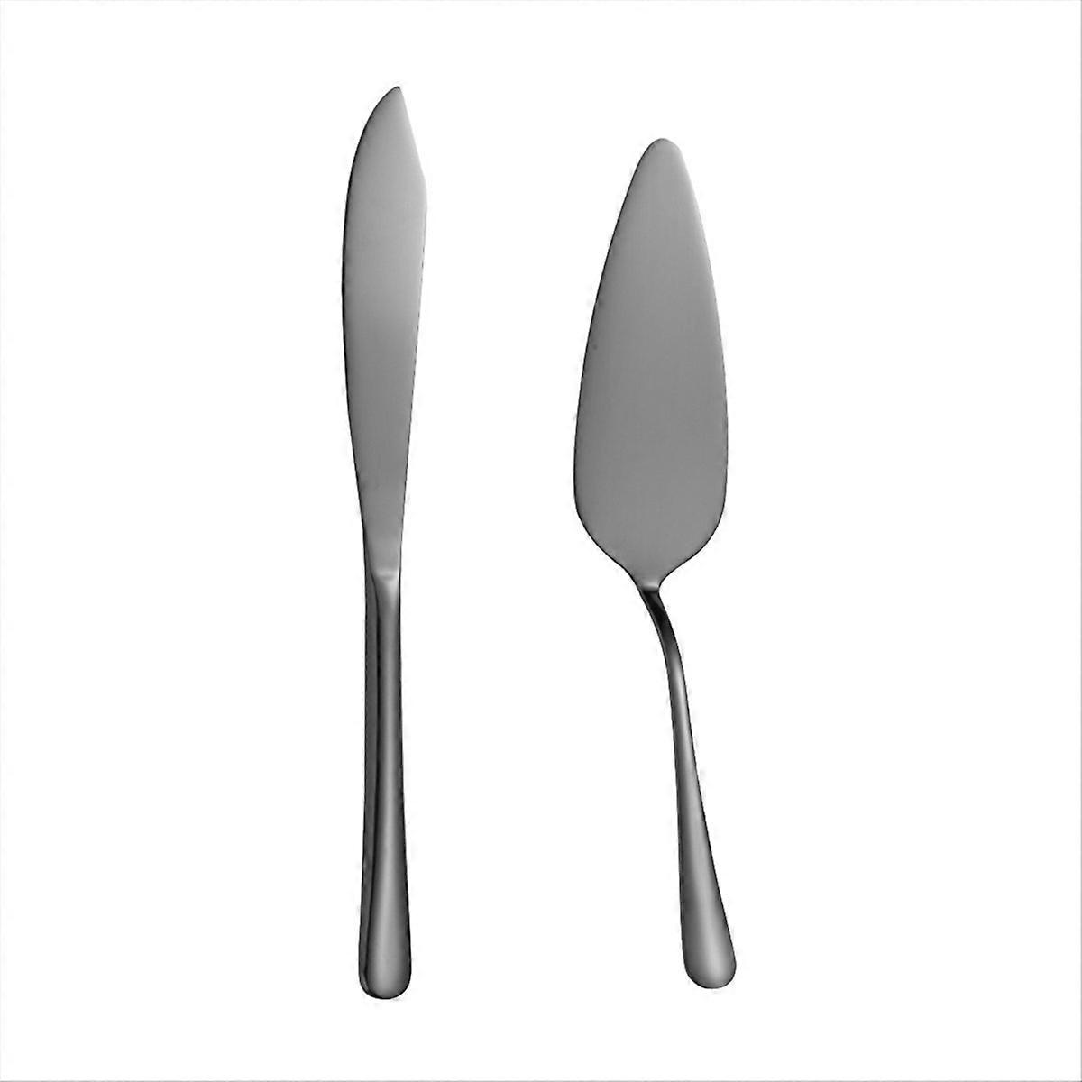 Cake Cutting Set for Wedding, Cake Knife and Server Set, D