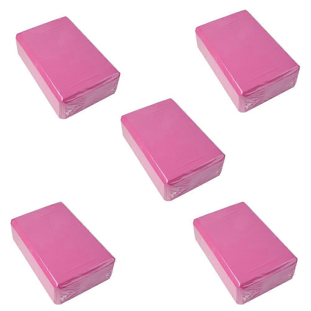 Yoga Blocks Cube Bricks Reinforcement Mat Rose Red