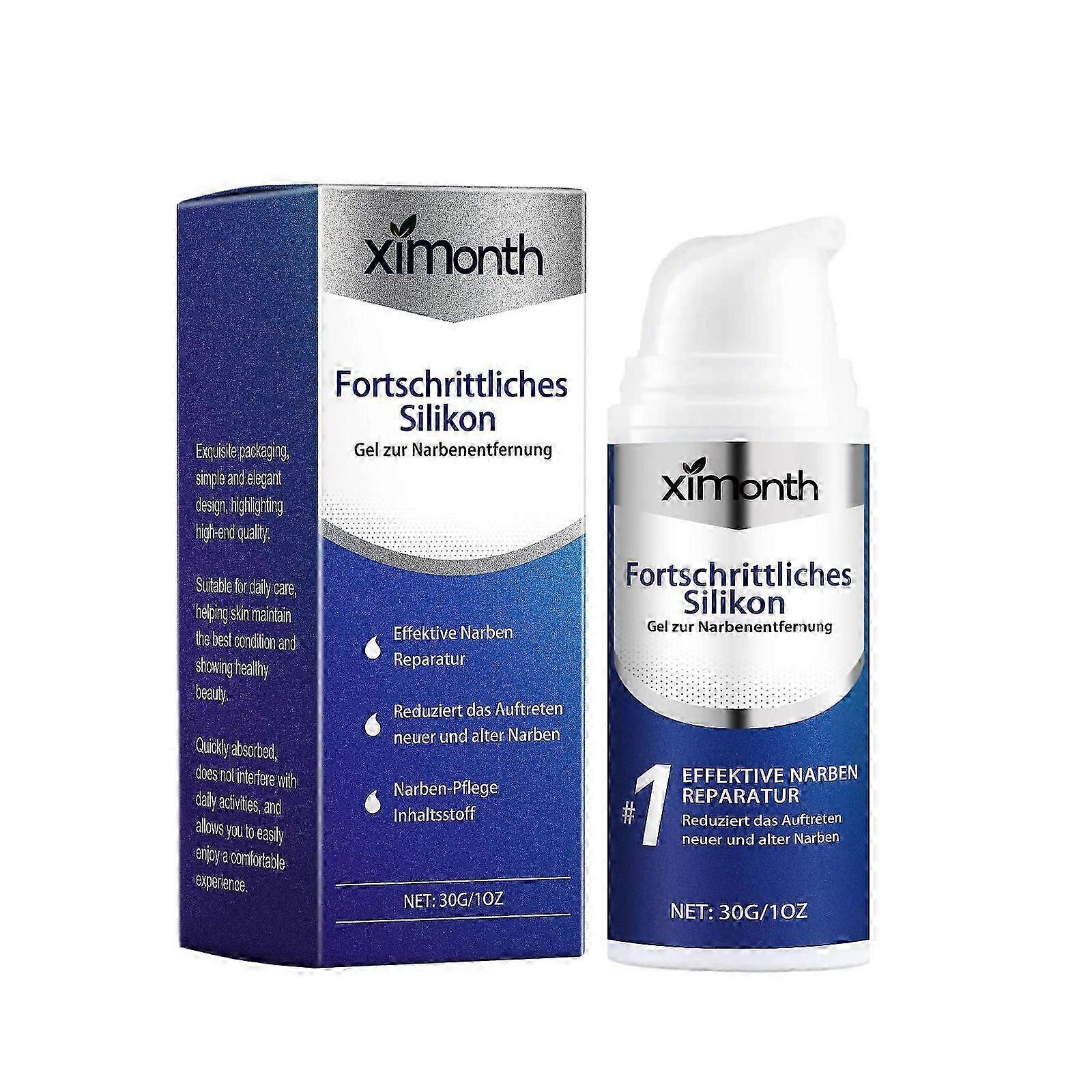 ג'ל החלקה לתיקון צלקות - טיפוח עור מעניק לחות למרקם וזוהר משופרים, 30 גרם