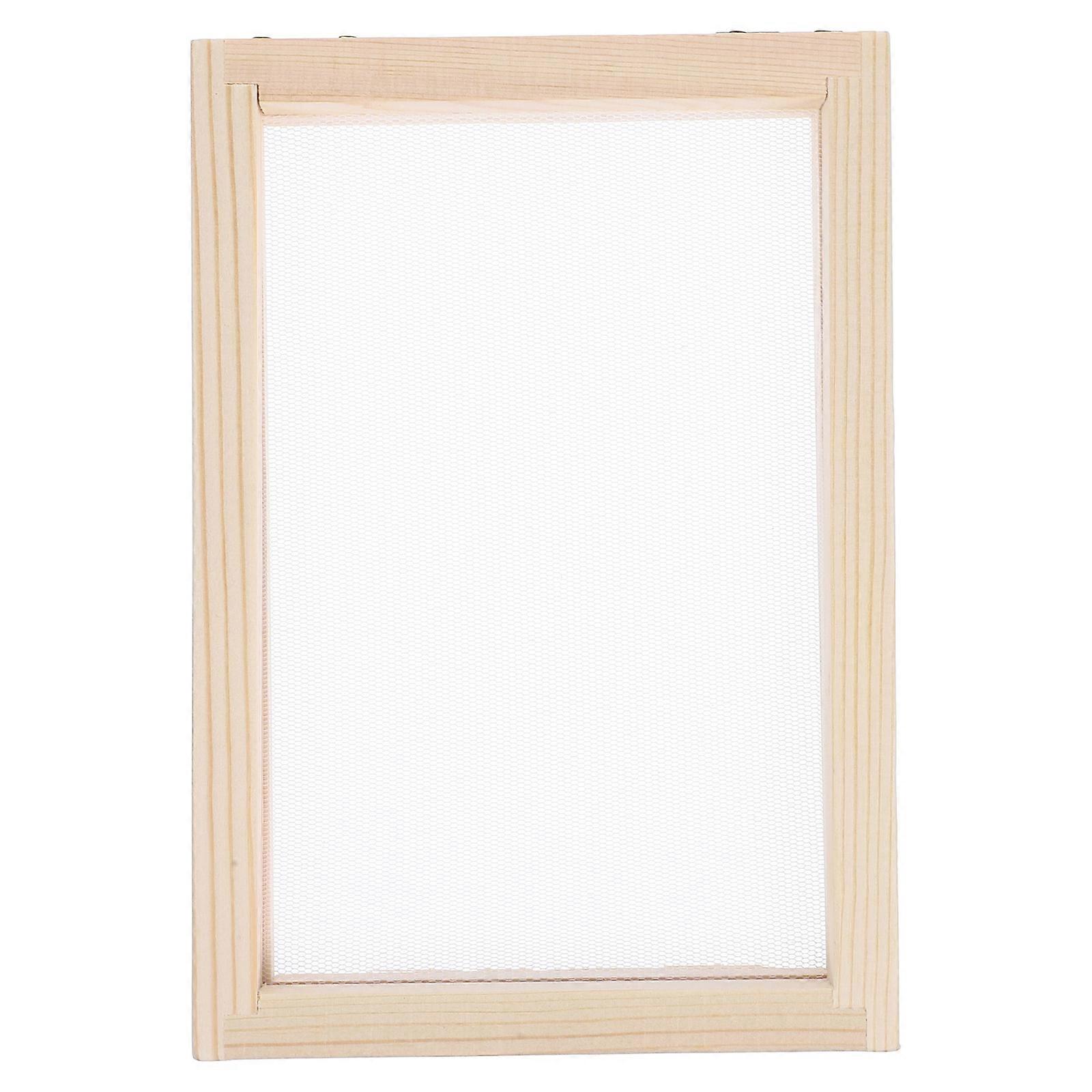Handicraft Wooden Frame for Paper Making Use in with Wood and Metal
