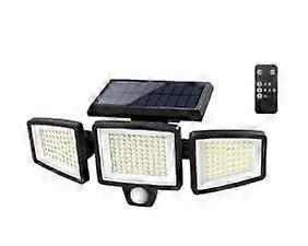 Solar Outdoor Lights Waterproof with Remote Control, 2500lm Super Bright 270° Motion Sensor Flood Lights