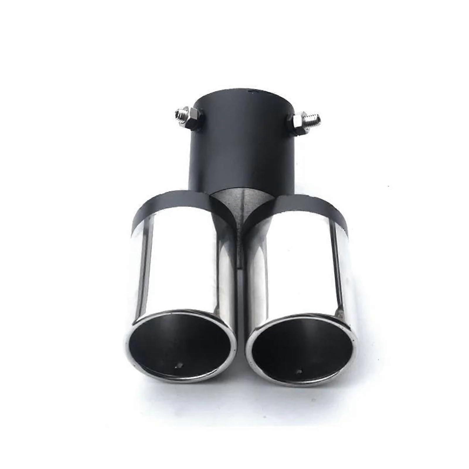 Universal Stainless Steel Exhaust Tip for Car Tailpipe, Rust Protection, Easy Installation