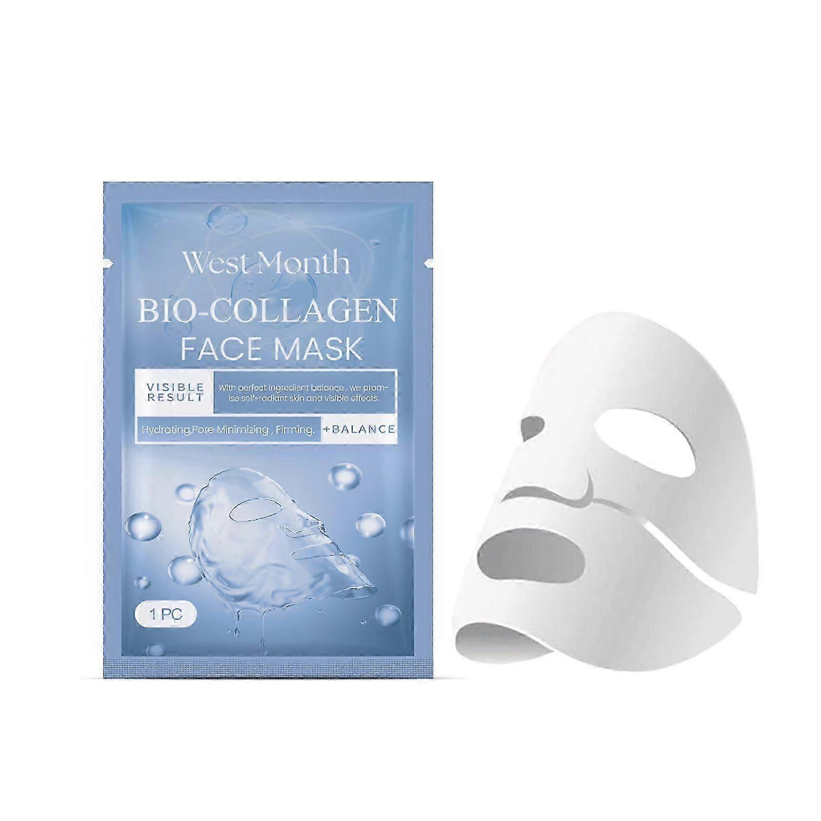 Bio Collagen Deep Hydrating Mask for Firming, Brightening & Wrinkle Reduction