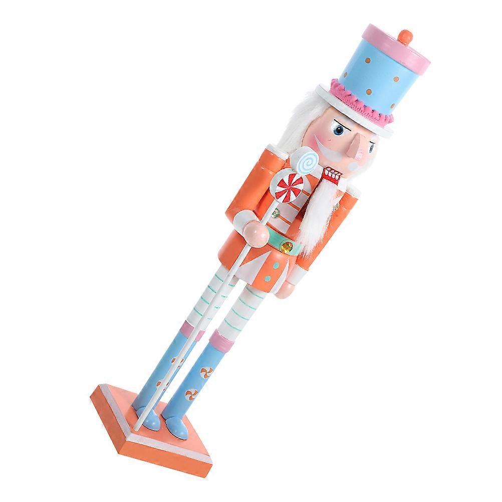 Christmas Nutcracker Orange Nutcracker Figurine for Decoration