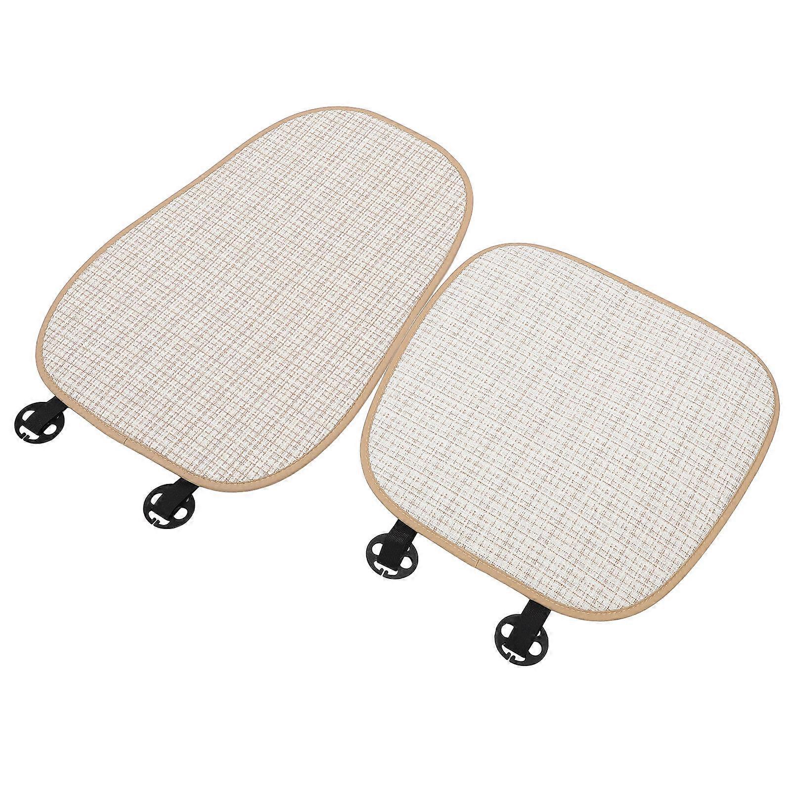 Car Seat Pad Set for Front Seat with Breathable Backrest Cushion 1Set