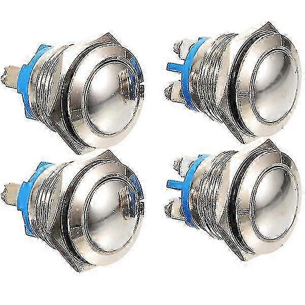 4pcs Door Chime Button Replaceable Push Button Sturdy Ringer Button Doorbell Button For Home 25-26s